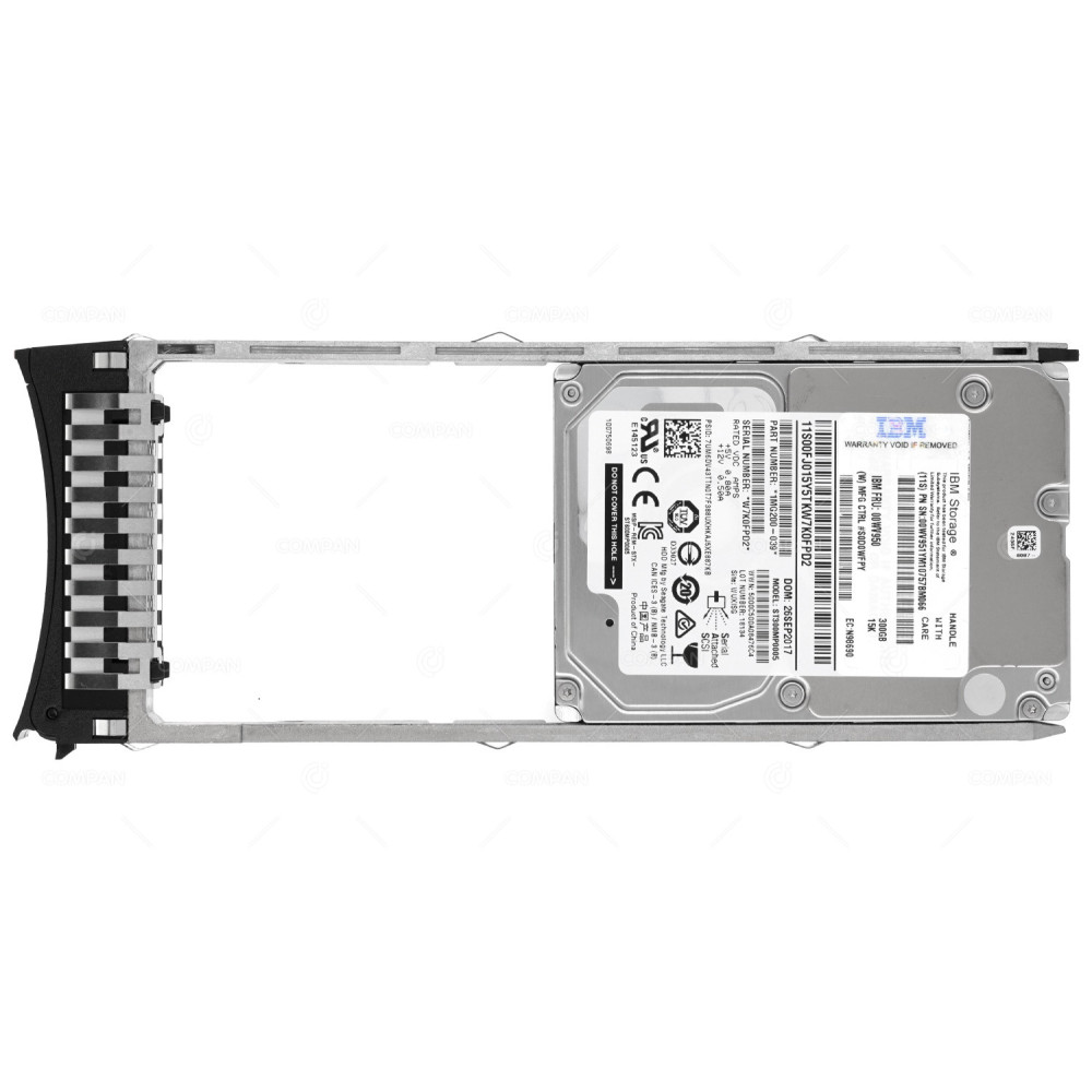 00WV950 IBM HDD 300GB 15K SAS 6G 2.5" SFF HOT SWAP